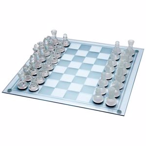 Picture of 33PC GLASS CHESS SET