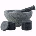 Picture of 4pc Granite Mortar & Pestle Set