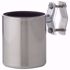 Picture of Diamond Plate Universal Stainless Steel Motorcycle Cup Holder